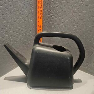 Black Plastic Watering Can